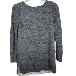 Apt 9 Woman's Long Sleeve Top Dark Gray Size M